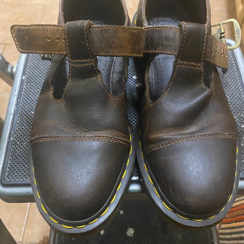Dr marten POLLEY LEATHER MARY JANES size 8